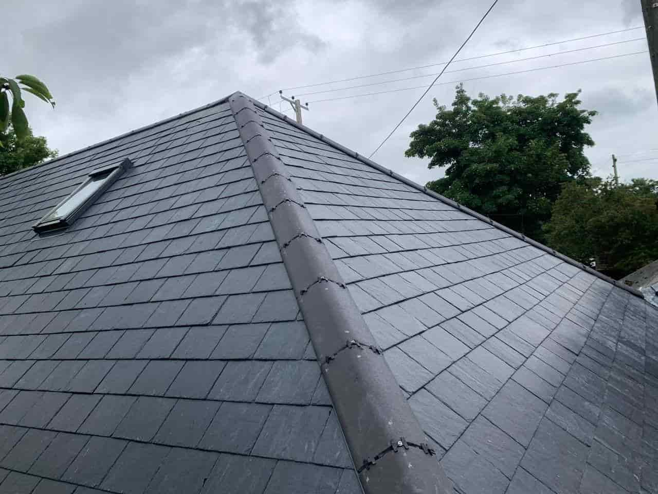 This is a photo of a slate roof installation installed in Faversham, Kent. Works have been carried out by Faversham Roofing
