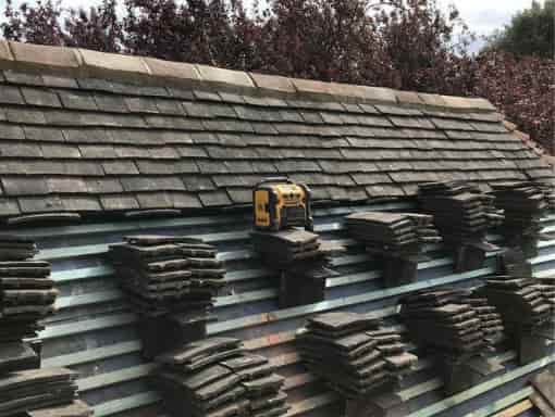 This is a photo of a roof repair carried out in Faversham, Kent. Works have been carried out by Faversham Roofing